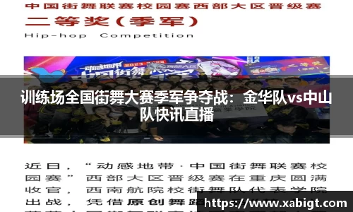 训练场全国街舞大赛季军争夺战：金华队vs中山队快讯直播